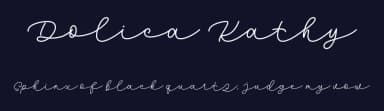 Dolica Kathy by 7NTypes — Script Handwritten Font — thumbnail 2