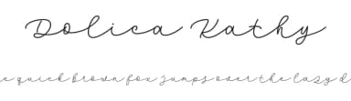 Dolica Kathy by 7NTypes — Script Handwritten Font — thumbnail 1