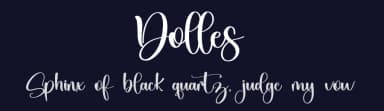 Dolles by Inermedia Studio — Script Handwritten Font — thumbnail 2