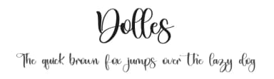 Dolles by Inermedia Studio — Script Handwritten Font — thumbnail 1