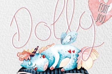 Dolly Duo Font by Salt and Pepper Fonts — Script Handwritten Font — thumbnail 1