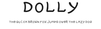 Dolly by Mr Letters — Script Handwritten Font — thumbnail 1