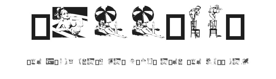 Dollybat by Darrian Lynx — Dingbats Font