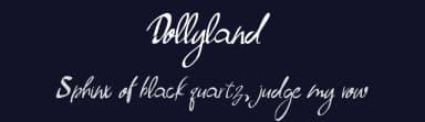 Dollyland by Debianart — Script Handwritten Font — thumbnail 2