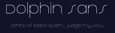 Dolphin Sans by FontBlast Design — Sans Serif Font — thumbnail 2