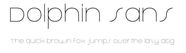 Dolphin Sans by FontBlast Design — Sans Serif Font — thumbnail 1