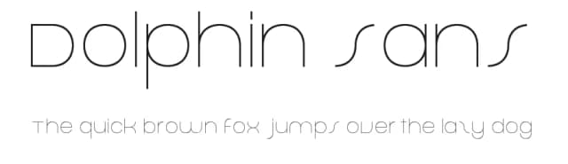 Dolphin Sans by FontBlast Design — Sans Serif Font