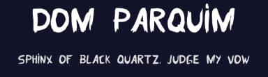 Dom Parquim by Francine Pilotto — Script Handwritten Font — thumbnail 2