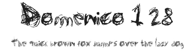 Domenico 128 by D C — Script Handwritten Font