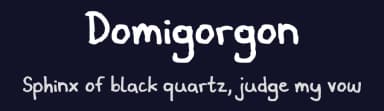 Domigorgon by Domagoj Rapcak — Script Handwritten Font — thumbnail 2