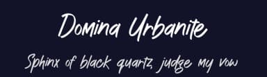 Domina Urbanite by UI Creative — Script Handwritten Font — thumbnail 2