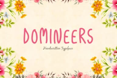 Domineers Font by Spanking Fonts — Script Handwritten Font — thumbnail 1