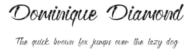Dominique Diamond by UI Creative — Script Handwritten Font — thumbnail 1