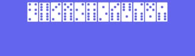 FE Dominoes by Font Environment — Dingbats Font — thumbnail 3