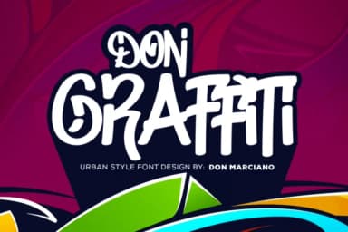 Don Graffiti Font by DonMarciano — Script Handwritten Font — thumbnail 1