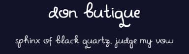 Don Butique by Adien Gunarta — Script Handwritten Font — thumbnail 2