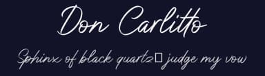 Don Carlitto by Daksina Type — Script Handwritten Font — thumbnail 2