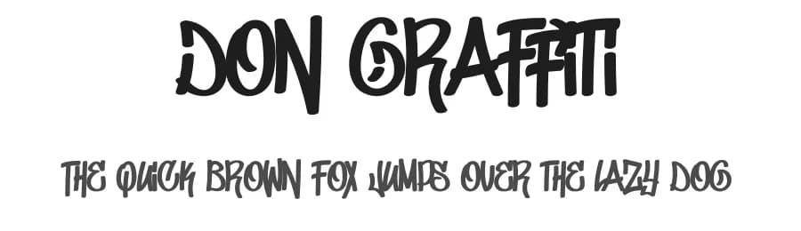 Don Graffiti by Don Marciano — Script Handwritten Font