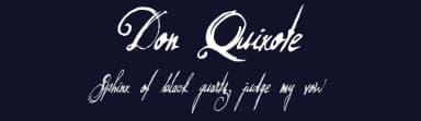 Don Quixote by Hanoded — Script Handwritten Font — thumbnail 2