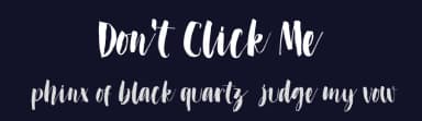 Don't Click Me by Just Font You — Script Handwritten Font — thumbnail 2