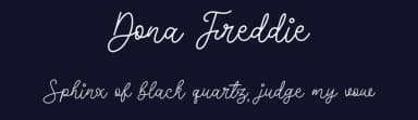 Dona Freddie by Forberas Club — Script Handwritten Font — thumbnail 2
