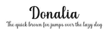 Donalia by Manjali Studio — Script Handwritten Font — thumbnail 1