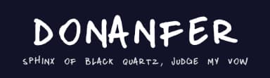 Donanfer by Patricio Zambra — Script Handwritten Font — thumbnail 2