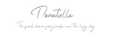 Donatella by Arendx Studio — Script Handwritten Font — thumbnail 1