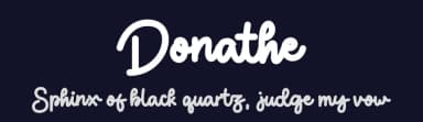 Donathe by Jadatype — Script Handwritten Font — thumbnail 2