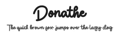 Donathe by Jadatype — Script Handwritten Font — thumbnail 1