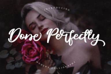 Done Perfectly Font by AbasCreative — Script Handwritten Font — thumbnail 1