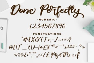 Done Perfectly Font by AbasCreative — Script Handwritten Font — thumbnail 5