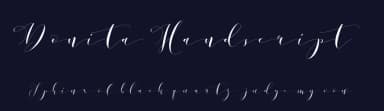 Donita Handscript by Linetotype — Script Handwritten Font — thumbnail 2