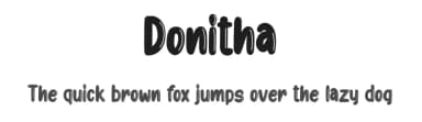 Donitha by Nirmala Creative — Script Handwritten Font — thumbnail 1