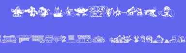 Donkey Kong World by xstreamed.tv — Dingbats Font — thumbnail 3