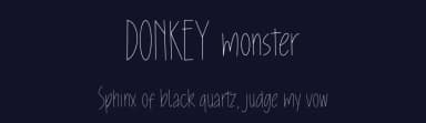 Donkey Monster by Balpirick Studio — Script Handwritten Font — thumbnail 2