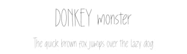 Donkey Monster by Balpirick Studio — Script Handwritten Font — thumbnail 1