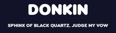 Donkin by Faqih Fawaji — Sans Serif Font — thumbnail 2
