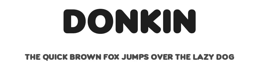 Donkin by Faqih Fawaji — Sans Serif Font