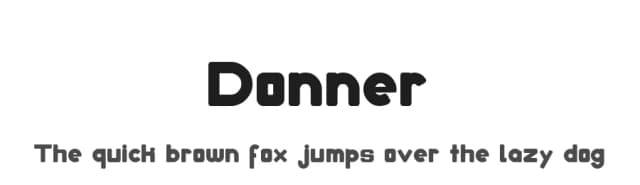 Donner by cody — Sans Serif Font
