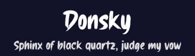Donsky by Lemonthe — Script Handwritten Font — thumbnail 2