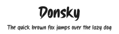 Donsky by Lemonthe — Script Handwritten Font — thumbnail 1