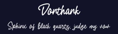 Donthank by Letterhend Studio — Script Handwritten Font — thumbnail 2