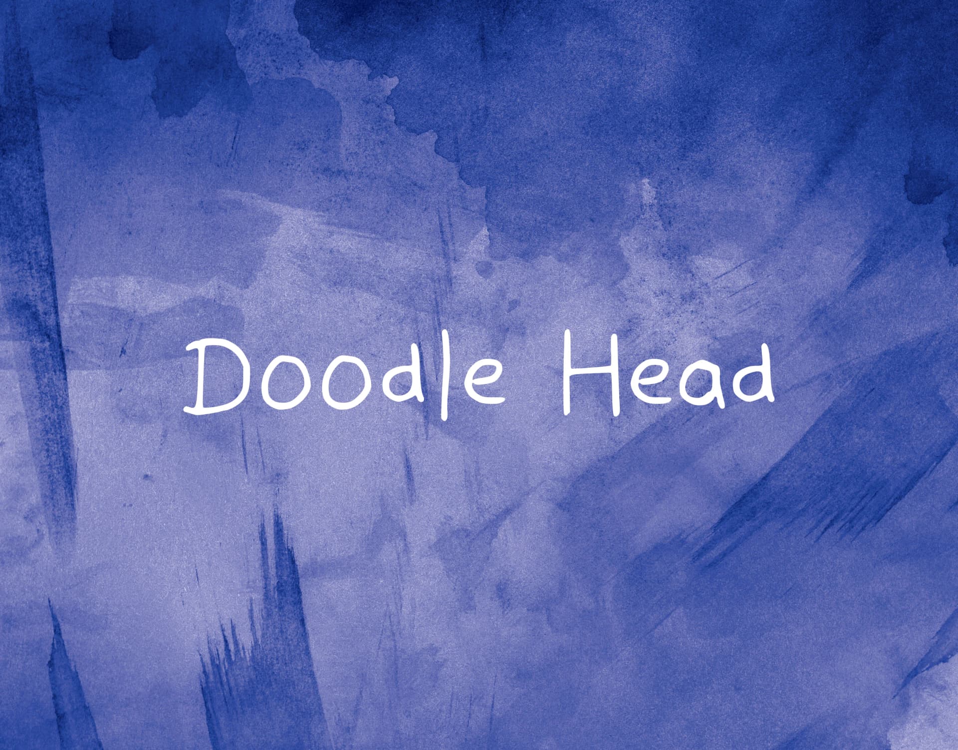Doodle Head Font by Jacob English — Script Handwritten Font