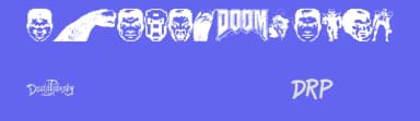 Doom And Gloom by xstreamed.tv — Dingbats Font — thumbnail 3