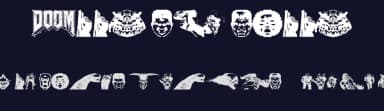 Doom And Gloom by xstreamed.tv — Dingbats Font — thumbnail 2