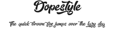 Dopestyle by Octotype  | Thomas Boucherie — Script Handwritten Font — thumbnail 1