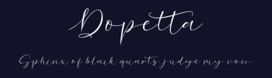 Dopetta by Creaditive Design — Script Handwritten Font — thumbnail 2