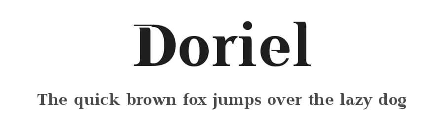 Doriel by Typesgal — Sans Serif Font