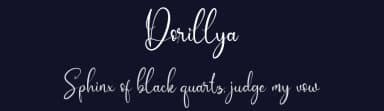 Dorillya by Aditya Rezki Apriyadi — Script Handwritten Font — thumbnail 2